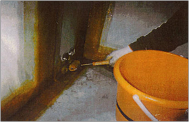 例2パネル型水槽の漏水